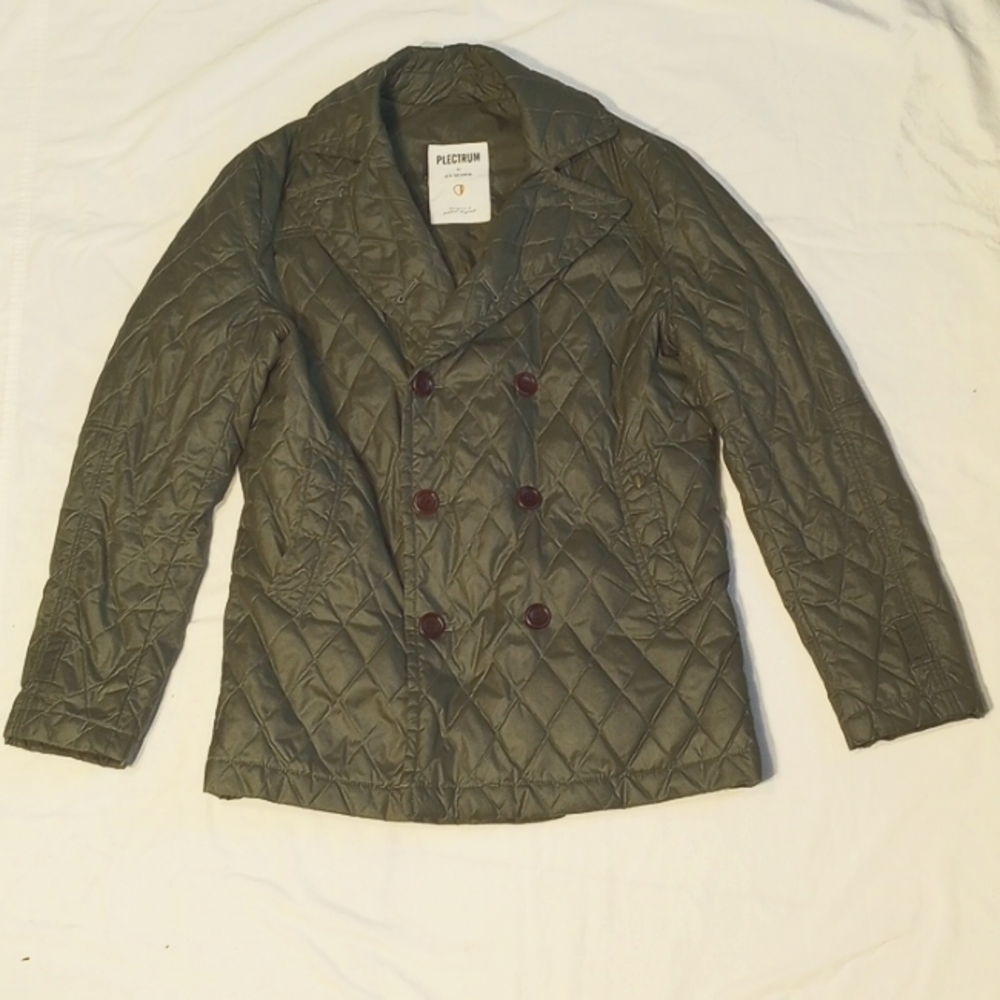 Olive Green Ben Sherman Plectrum light puffer quilted Coat Men's Medium